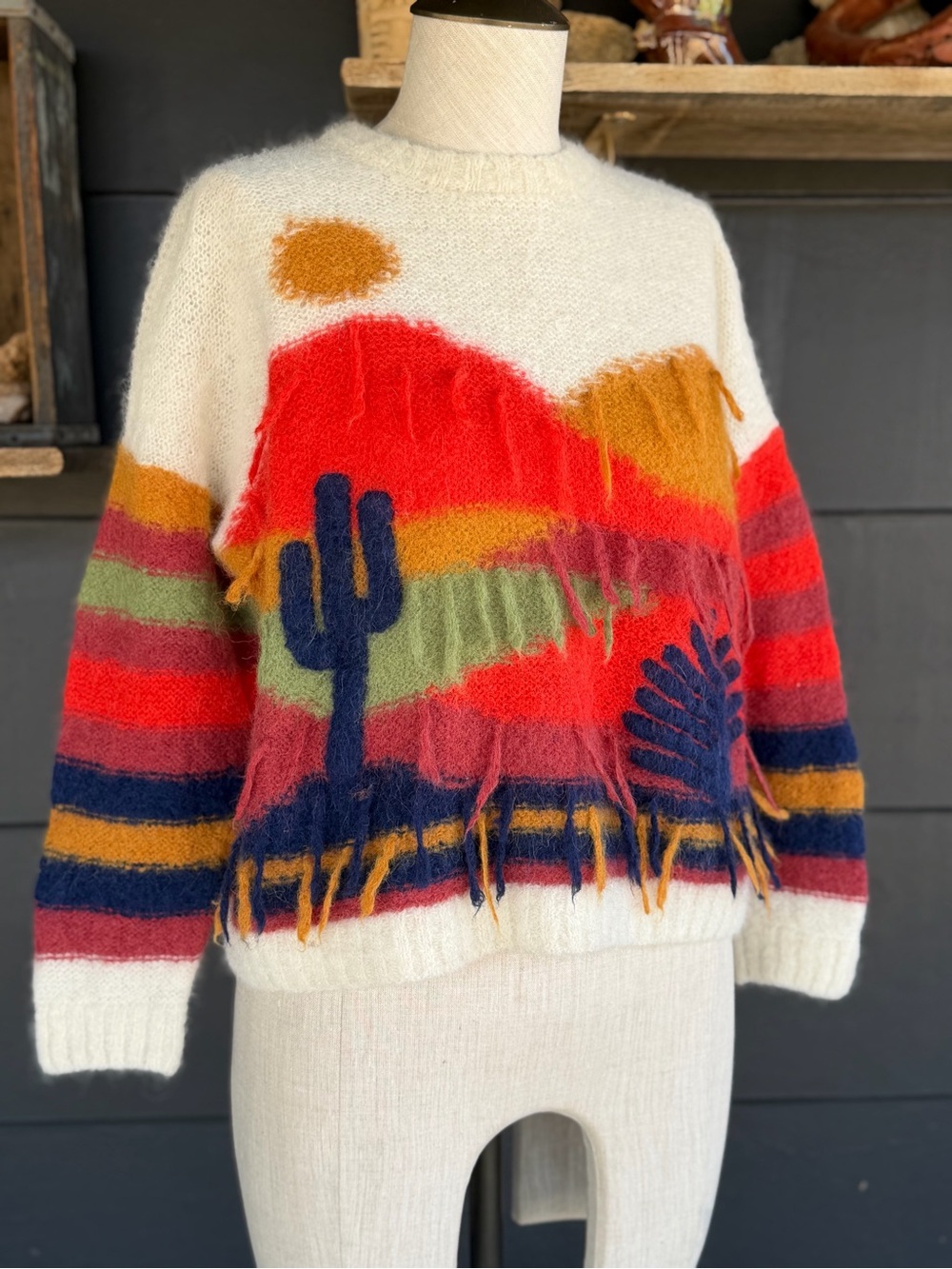 Brand MOTHER “Don’t Sweat It” Sweater Angora Mix